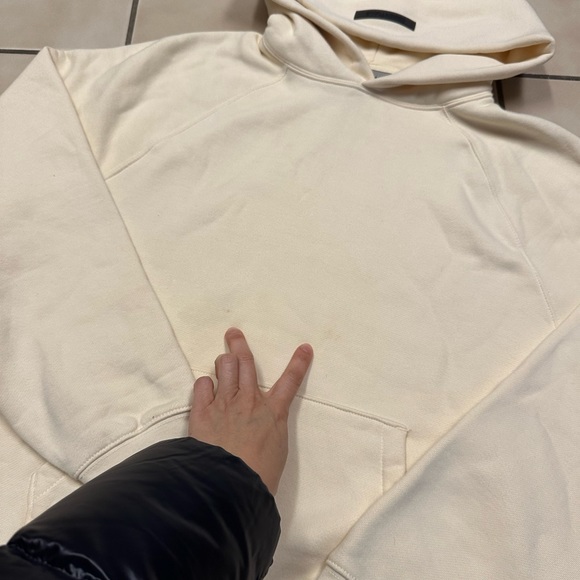 FOG Fear of God Essentials Light Yellow Hoodie - Picture 9 of 9